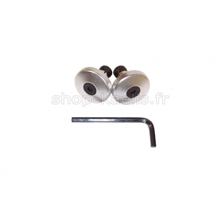 Embouts De Guidon Moto Aluminium CNC Universels 22mm (7/8") - Bouchons Anti-Choc Et Design Élégant