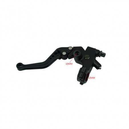 Kit Maître-cylindre Frein Et Embrayage Moto Universel 7/8" - Leviers Réglables Aluminium CNC Avec Réservoir - Remplacement Direct