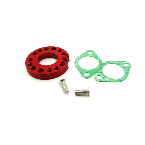 Multi-position adapter 26mm red CNC aluminum intake pipe