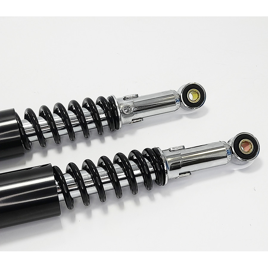 JBS Black/Chrome Rear Shock For Honda XR75 K4-K5 – 320mm Heavy-Duty Replacement