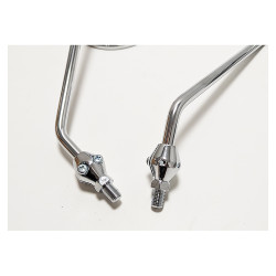 Set Of 2 Reproduction Chrome Motorcycle Mirrors – Fits Honda CB450K0 CL450K3 CB750K0