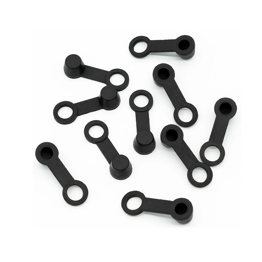 Lot De 10 Capuchons En Caoutchouc Pour Vis De Potence De Vélo/VTT - Protection Contre Eau Et Poussière - 12 Mm