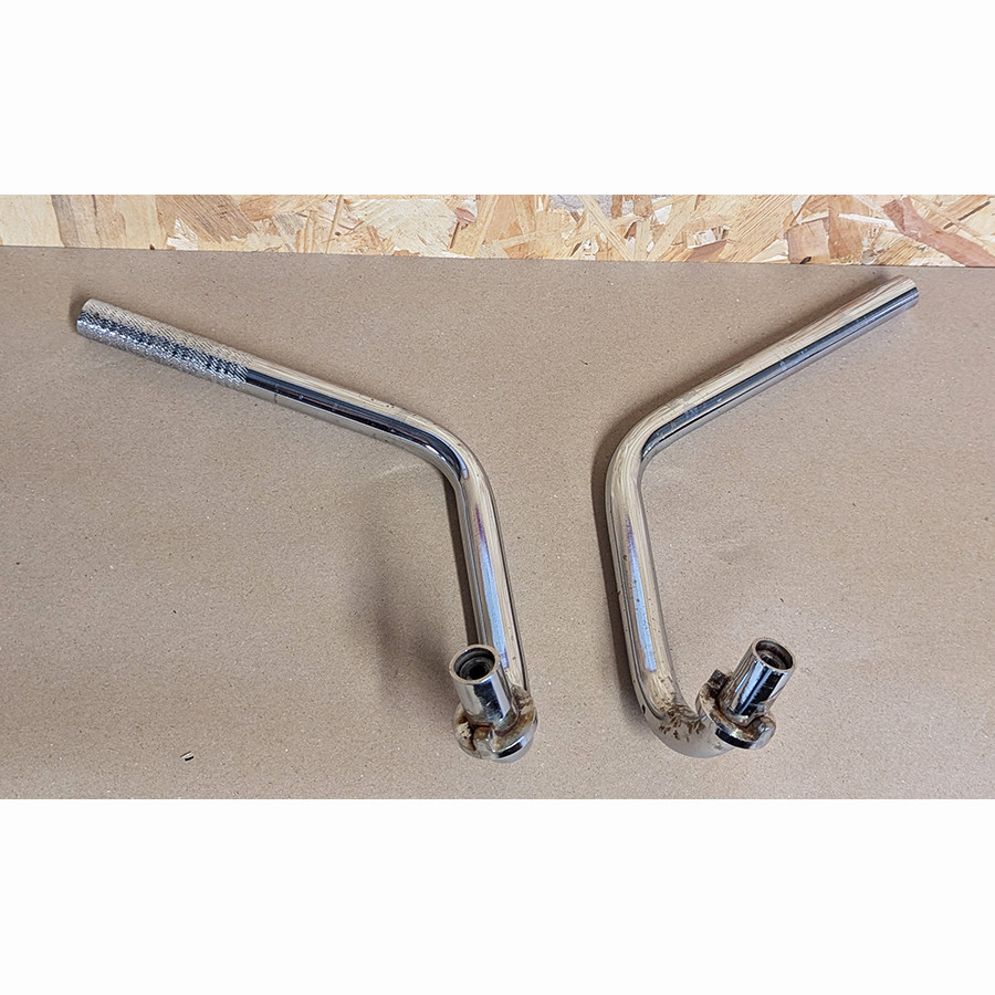 Guidon Vélo Corne De Taureau Vintage - Chromé 380mm - Pince 25,4mm - Neuf Jamais Monté