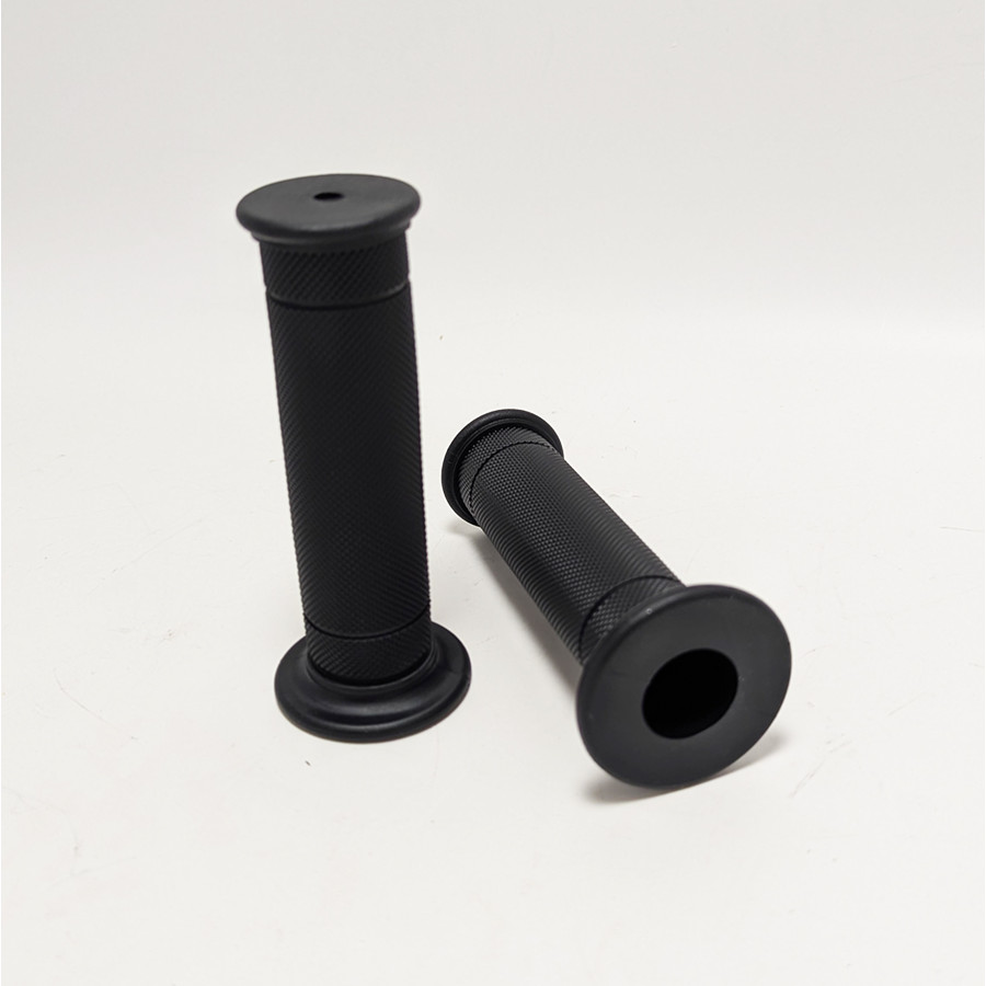 2 Poignées De Guidon Moto Universelles - 22mm Et 24mm, Caoutchouc Antidérapant