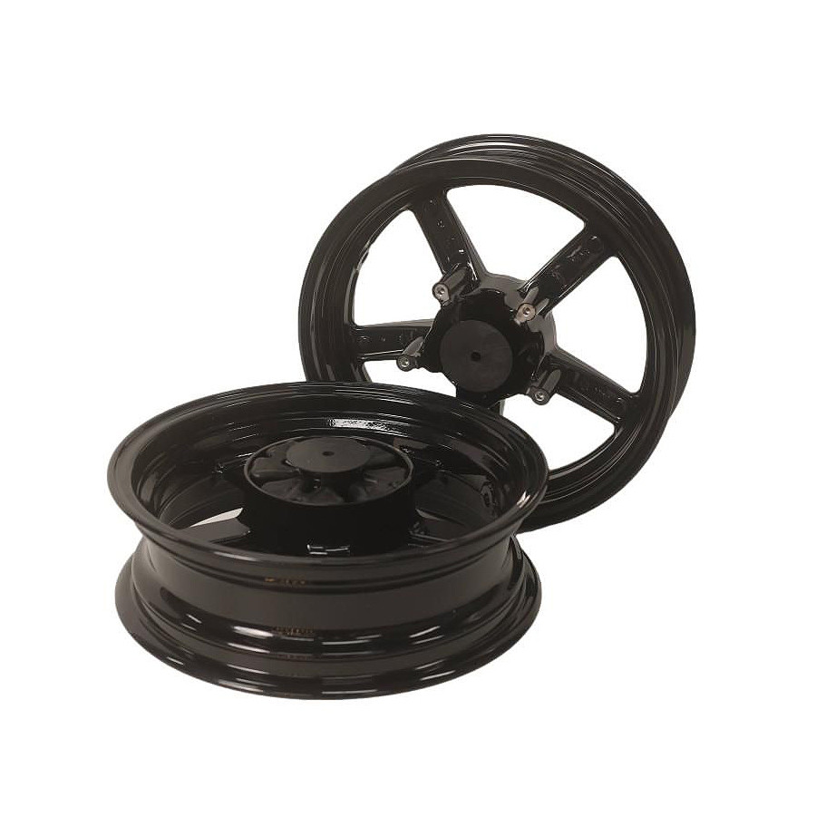 Pair of 12-inch black wheels for DAX Monkey 125cc Honda