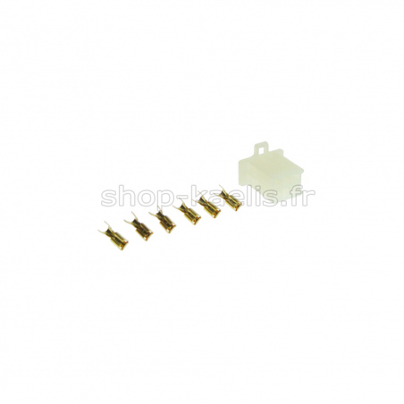 Connecteur Électrique 6 Broches Mâle/Femelle Pour Moto Scooter Quad - Neuf