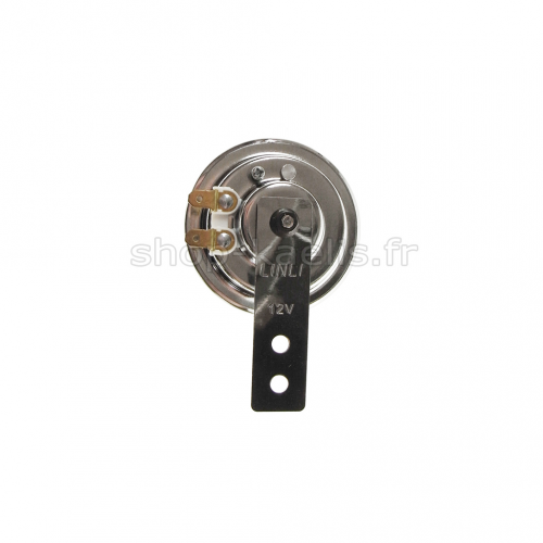 Klaxon Moto Universel 12V - Corne Avertisseur Étanche En Métal Pour Voiture, Scooter, ATV