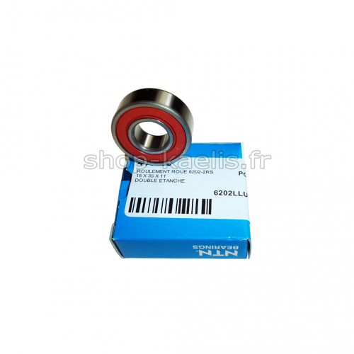 CUSCINETTO A SFERE 6202 2RS mis. 15X35X11 SCHERMATO 62022RS SKF FAG NTN NSR NSK