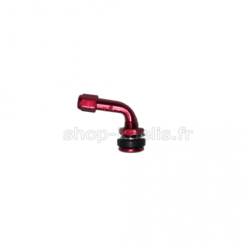Valve Coudée Chaft Alu Rouge - Bouchon de valve