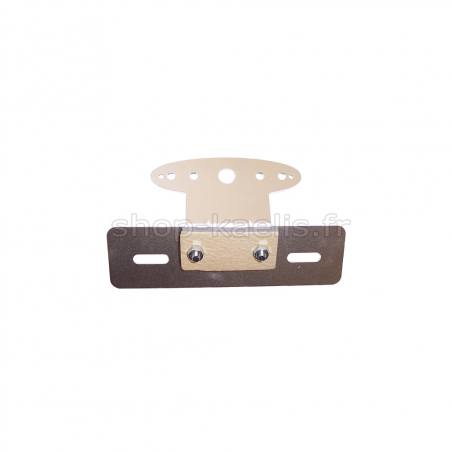 Support de Plaque d'immatriculation pour Scooter Electrique, Feu Arrière Support Plaque avec vis, Support de Plaque d'immatriculation Compatible avec M365 Pro 2