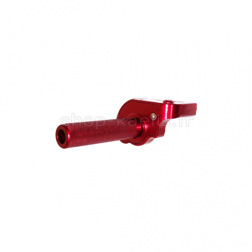 SEIYOGDS Poignée D'Accélérateur Quick Turn Avec Câble - Kit Pour Quad ATV Pit Dirt Bike 50cc 7/8 Pouces (Rouge)