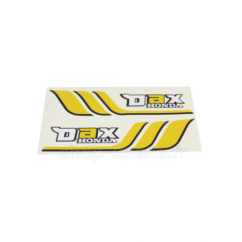 Yellow beam stickers DAX (1977 to 1982)