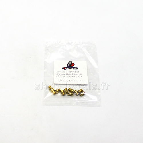 Kit De 15 Gicleurs Principaux M6 Pour Carburateurs Dellorto & Mikuni | 60 à 130 Par Pas De 5 | Réglage Moteur Scooter, Moto